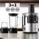 Panasonic 1 - 800W Stainless Steel 3 in juicer Blender Grinder MJ-DJ31  MZ